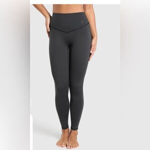 Gymshark Black High-Rise Seamless Workout Leggings Black S
